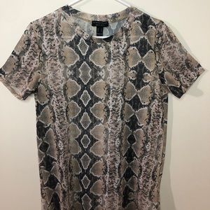 Sheer Snakeskin Top
